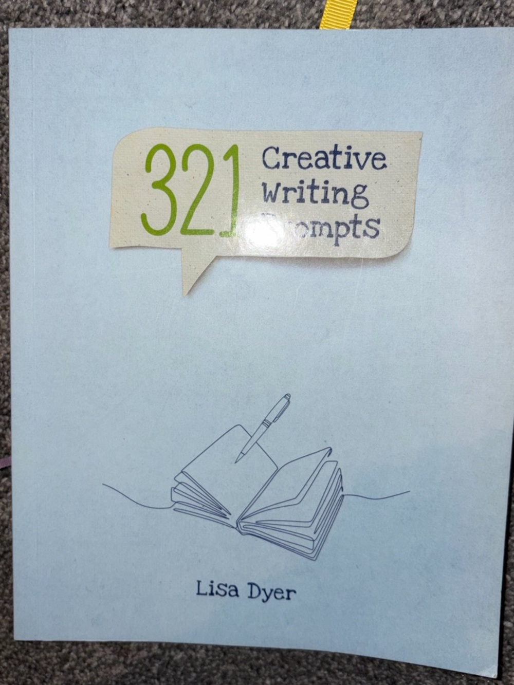 *BRAND NEW/ UNUSED* ‘321 Creative Writing Prompts' Journal by Lisa Dyer